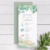 Florida Wedding Weekend Itinerary for Guests