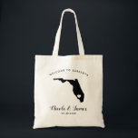 Florida Wedding Welcome Bag for Hotel Guests, Tote<br><div class="desc">Wedding weekend welcome gift bag for out of town guests to your wedding,  featuring image of Florida.  Fill tote with your favourite goodies.</div>