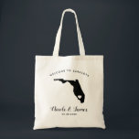 Florida Wedding Welcome Bag for Hotel Guests, Tote<br><div class="desc">Wedding weekend welcome gift bag for out of town guests to your wedding,  featuring image of Florida.  Fill tote with your favourite goodies.</div>