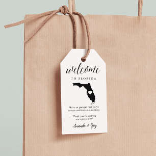 Florida Wedding Welcome Gift Tags