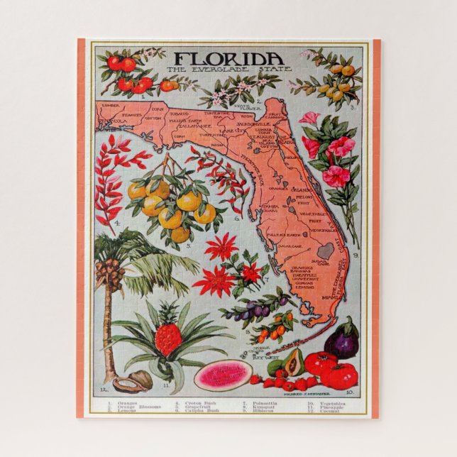 Florida's Bounty 16x20 Jigsaw Puzzle (Vertical)