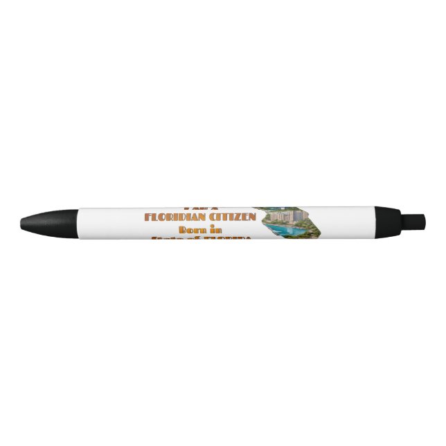 Floridian Citizen Black Ink Pen (Front)