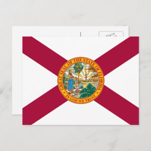 Floridian Flag, Flag of Florida Postcard