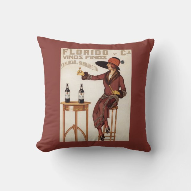 Florido Vinos Finos - Sanlucar de Barrameda Cushion (Front)