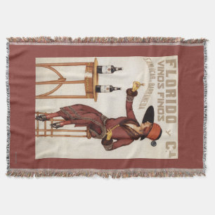 Florido Vinos Finos - Sanlucar de Barrameda Throw Blanket