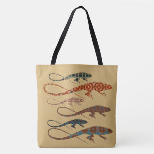 Florillas chameleons tote bag