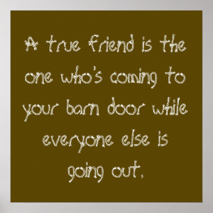 Florilla's True Friend Poster