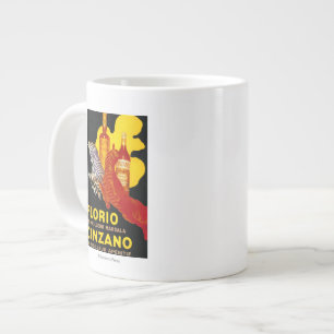 Florio Cinzano Vintage PosterEurope Large Coffee Mug