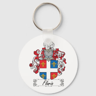 Florio Family Crest Key Ring