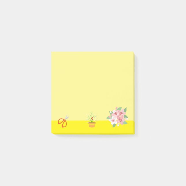 Florist Art 4 Post-it Notes (Front)