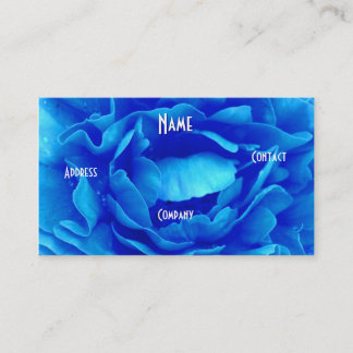 Florist - Blue Rose Business Card