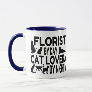 Florist Cat Lover Mug