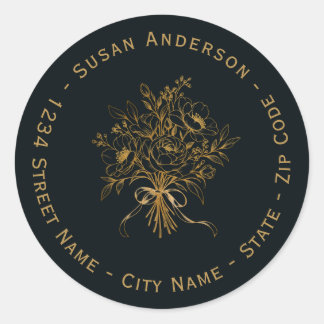 Florist & Floral Designer Return Address Label