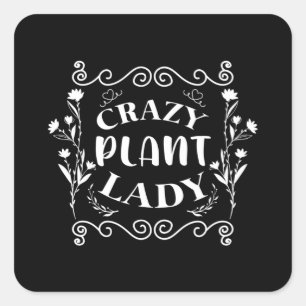 Florist Flower Flowers Gardener Plants Gift Idea Square Sticker
