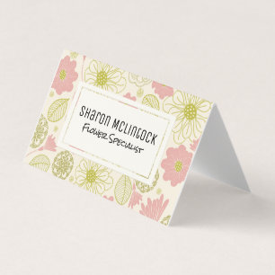 Florist   Flower Shop Business Card