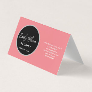 Florist, Flowers  Business Card