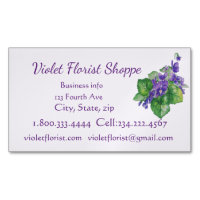 Florist Nature Flower Watercolor Violet Plant  