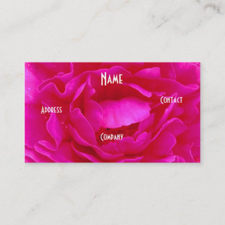 Florist - Pink Blue Rose Business Card