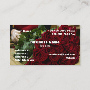 Florist Theme Business Card HAMbyWhiteGlove
