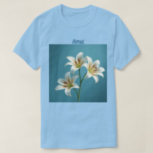 Florist White Lilies T-Shirt