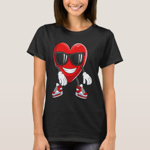Floss Like a Boss Hearts Valentines Day Boys Girls T-Shirt