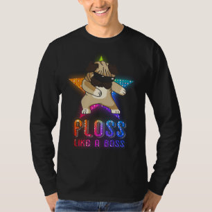 Floss Like A Boss Pug Floss Dance Dog Lover T-Shirt