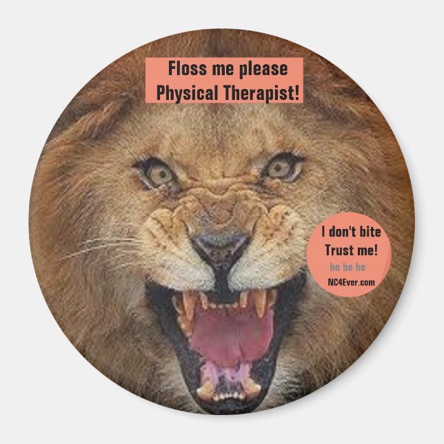Floss me please Physical Therapist! magnet (Front)