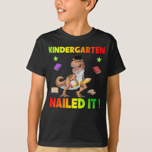Flossing DInosaur Kindergarten Graduation Cap Gift T-Shirt
