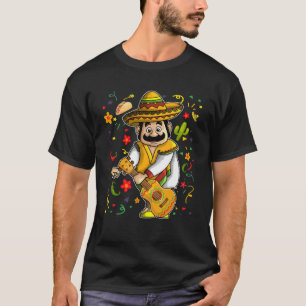 Flossing Mexican Mariachi & Guitar Cinco De Mayo B T-Shirt