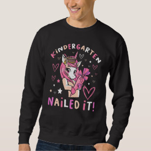 Flossing Unicorn Kindergarten Graduation For A Com Sweatshirt