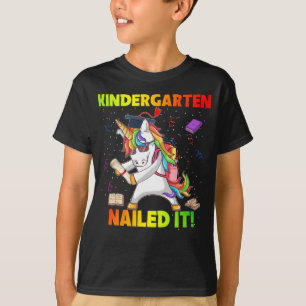 Flossing Unicorn Kindergarten Graduation Gift for T-Shirt