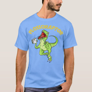Flossoraptor Dental Hygiene Future Dentist Dinosau T-Shirt