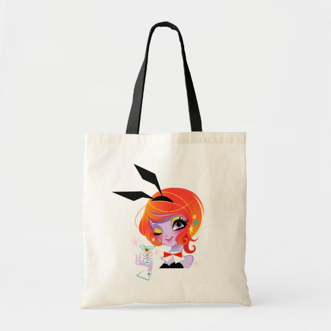 Flossy girl Tiny Tote Bag (Front)