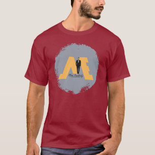 FloState Design "ME" Man Eruditely Yellow, Grey T-Shirt