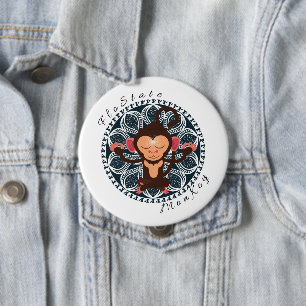 FloState Meditating Money Round Button