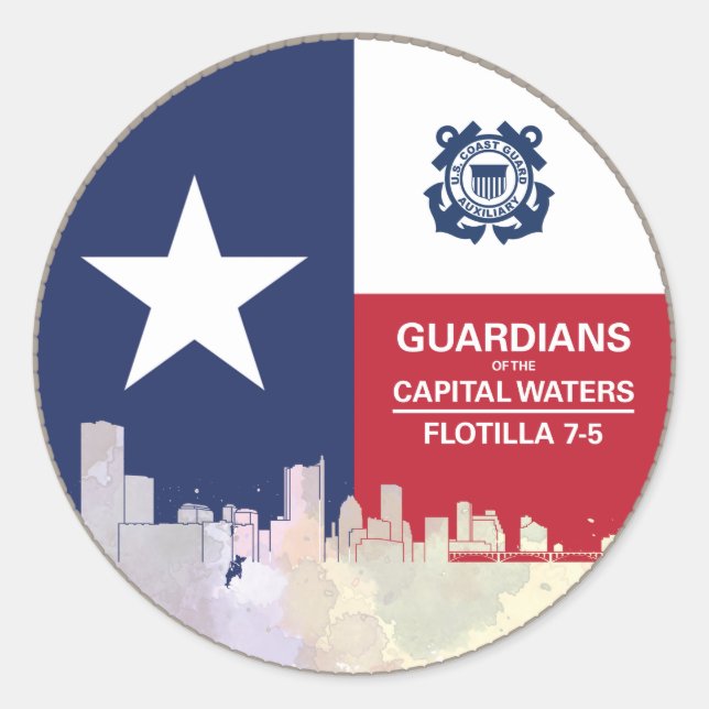 Flotilla 75 Patch Sticker (Front)