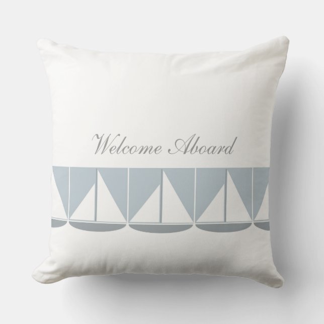 Flotilla Welcome Aboard cushion (Front)