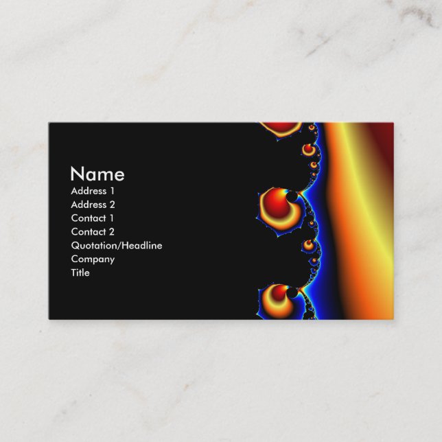 Flotsam Goodega - Fractal Business Card (Front)