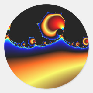 Flotsam Goodega - Fractal Classic Round Sticker