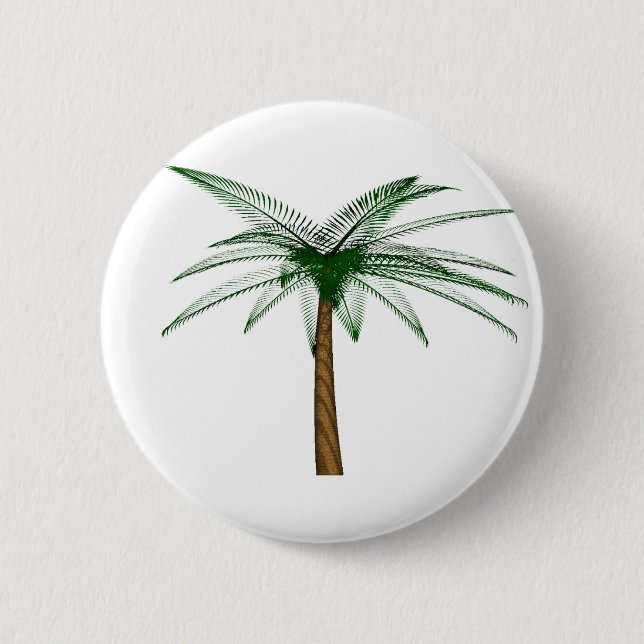 Flotsam Palm 6 Cm Round Badge (Front)