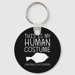 Flounder Easy Halloween Human Costume Food Fish Di Key Ring