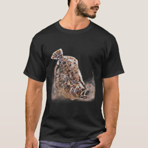 Flounder Fishing Shirt And Gear For Men