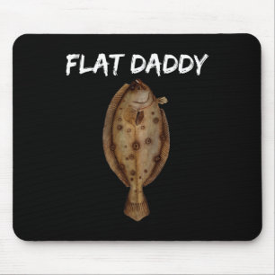 Flounder Fishing Shirts For Men And Fishermen Of A Mouse Pad
