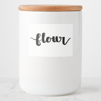 Flour Hand-lettered Farmhouse Label