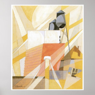 Flour Mill (Factory), Charles Demuth Poster