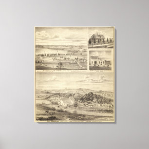 Flour Mills, Isenours Glenwood, Minnesota Canvas Print