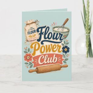 Flour Power Cottage Baking Club Card