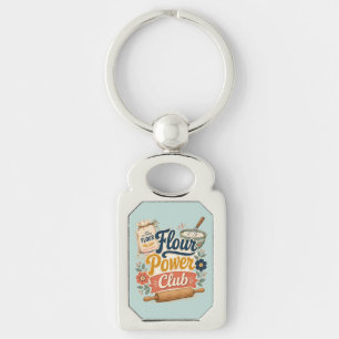 Flour Power Cottage Baking Club Key Ring