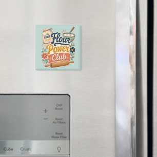 Flour Power Cottage Baking Club Magnet