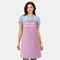 Flour Power Light Pink Apron